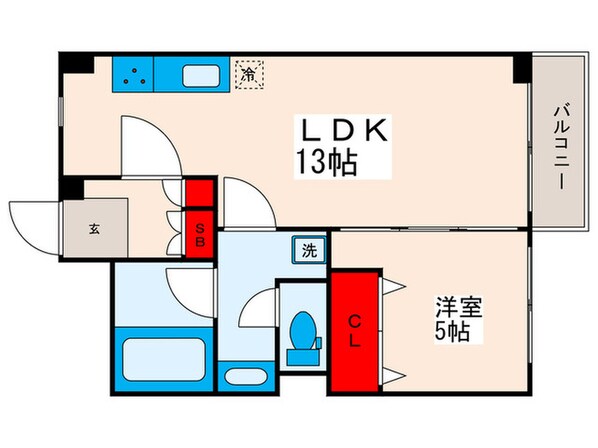 早川住建田端マンションの物件間取画像